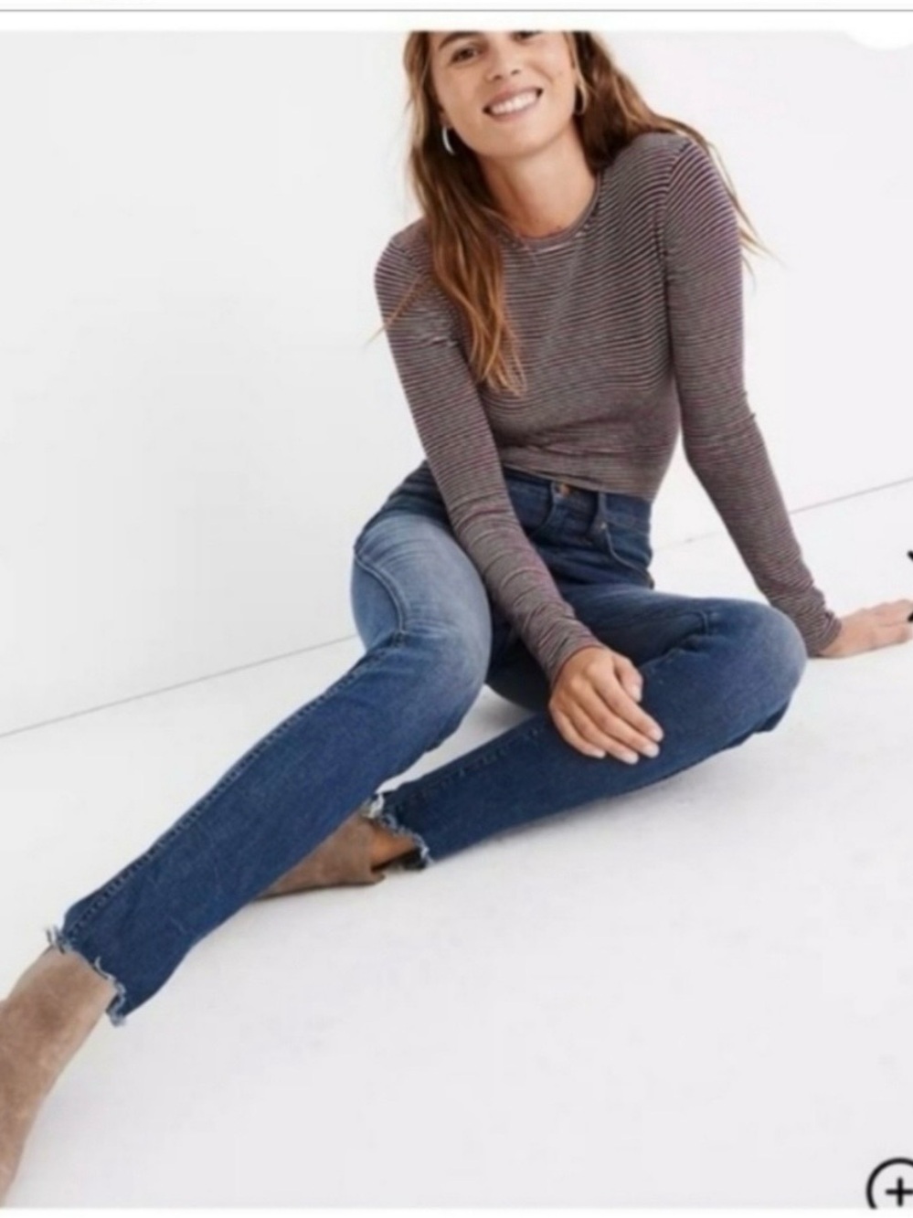 Madewell Petite 10” High-Rise Skinny Jeans in Brockton Wash